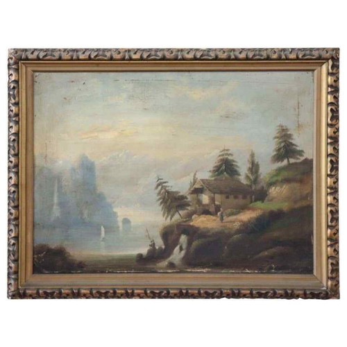 Dipinto antico quadro olio - , su