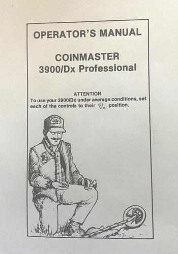 Whites coinmaster 3900dx metal - 3900dx,