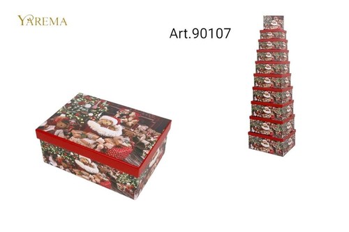 Set pezzi scatole box - x,