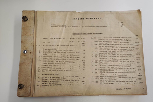 Lancia flavia manuale parti - parti, di