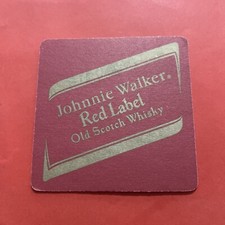 SOTTO BICCHIERE BIRRA PUB BAR Johnnie Walker Red Label Old Scotch Whisky