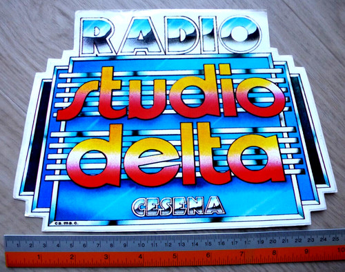 Adesivo radio studio - adesivo,