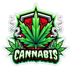 Adesivo Weed Cannabis Marijuana Joint Stoner A32