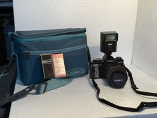 MINOLTA X300S Reflex vintage da collezione Perfettamente Funzionante Con Flash