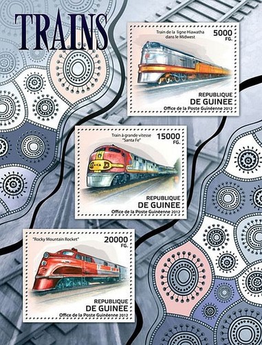 Treni americani usa ferrovie - americani,
