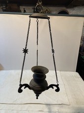 Antico Porta Cero In Rame Con Coperchio Da Appendere