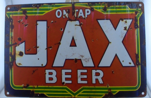 Insegna latta birra jax - insegna,