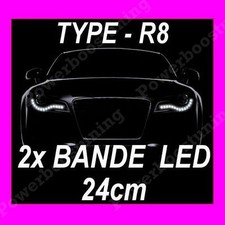 2 BANDE A LED BLANCHE FEUX DE JOUR DIURNE  MERCEDES SMART VANEO SPRINTER CDI