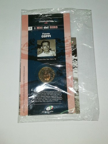 Moneta fausto coppi miti del - miti,