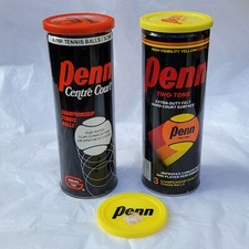 Palline Tennis Penn Vintage Campo Centrale X-76R Bicolore Nuove Sigillate Pneumatico Generale