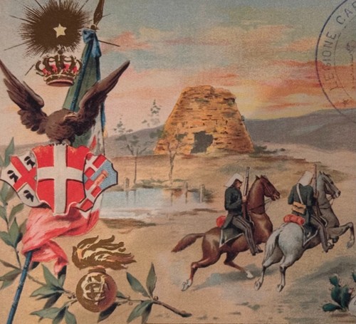 Cartolina carabinieri reali - cartolina,