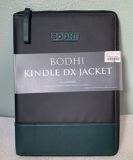 BODHI Copertina Giacca Libro Kindle DX Pelle Italiana Nero Nuova