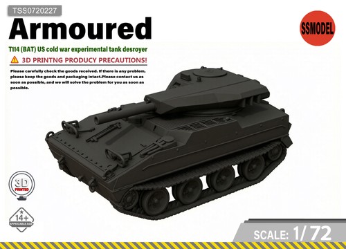 Ssmodel1 t114 bat carro - ssmodel1/72, us