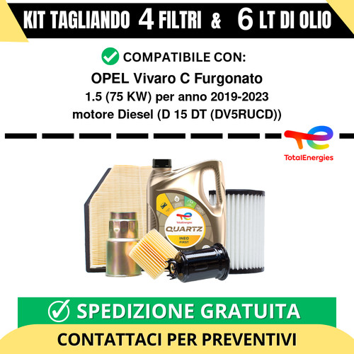 Tagliando per opel vivaro - tagliando, c