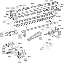 Guidalama Inferiore Ama per Barre Falcianti 800 g Made in Italy