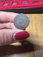 MONETA SPICCIOLA PER IL REGNO LOMBARDO VENETO 1 CENT 1862 A AB