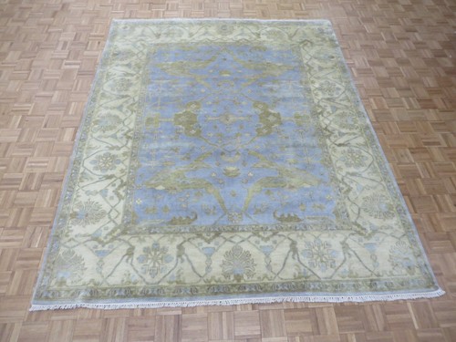 Tappeto orientale oushak blu - tappeto,