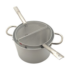 Cuocipasta Alto 2 Spicchi a Rete D.32cm H.21cm 15Lt