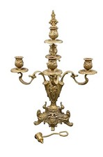Antico candelabro italiano in