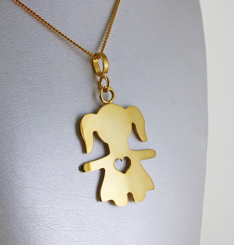 Collana lunga bulli pupe - collana,