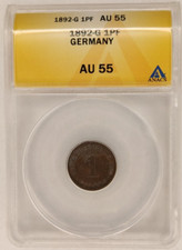 1892 G Germania 1 Pfennig 1PF