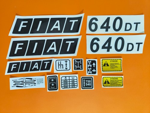Adesivi decalcomanie fiat 640 - decalcomanie,