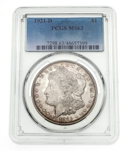 1921 dollaro d argento - 1921-d, d'argento