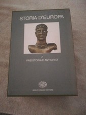 STORIA D'EUROPA 2 PREISTORIA E ANTICHITÀ EINAUDI cofanetto 2 volumi
