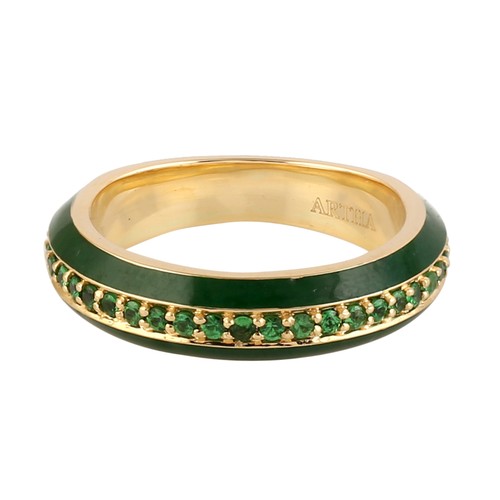 Anello fascia oro - anello, kt