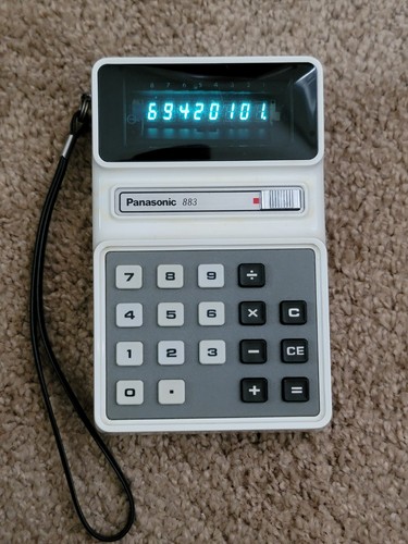 Panasonic 883u calcolatrice - panasonic,