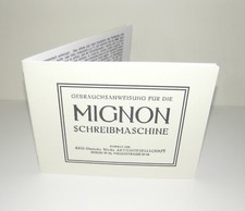 Mignon AEG Typewriter macchina
