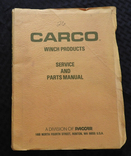 Carco model 120cv psm - carco, 80