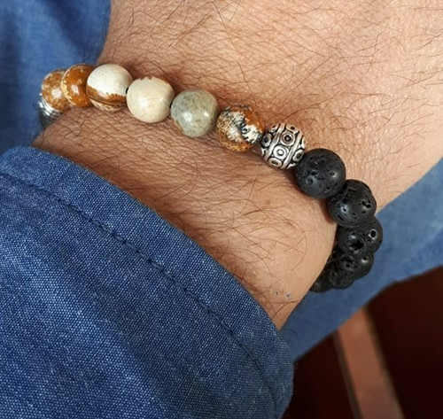 Bracciale braccialetto uomo - bracciale, da