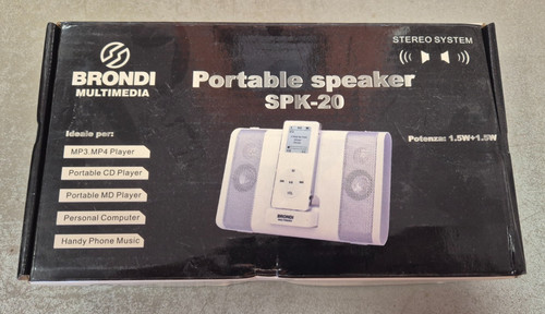 Spk portable speaker brondi - spk-20,