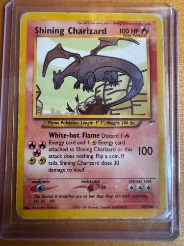 Shining charizard 107 105 neo - shining, -neo