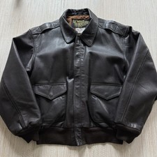 Giacca pelle marrone US Wings