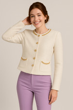 WOMEN'S SHORT CHAIN BUTTON