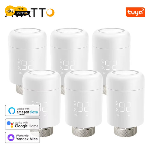 Tuya 6pcs wifi trv valvola - 1-6pcs,