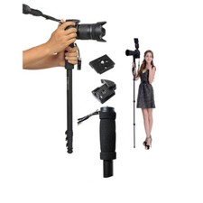 CAVALLETTO MONOPIEDE WT W1003 50 - 170 cm. ALLUMINIO con piastra e portapiastra 