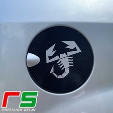 adesivi Fiat Punto Evo Decal carbonlook sportello serbatoio tuning abarth