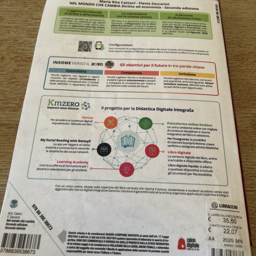 Libro testo nel mondo che - libro,