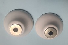 Set 2 stecchette da vasca/lavabo antiche in porcellana vintage