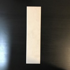 1 pz. Marazzi bianco antico 3 pollici x 12 pollici Piastrella da parete in ceramica smaltata