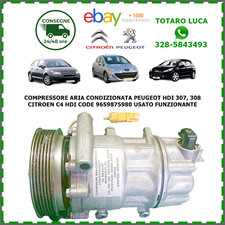 Compressore Aria Condizionata Climatizzatore Citroen C4