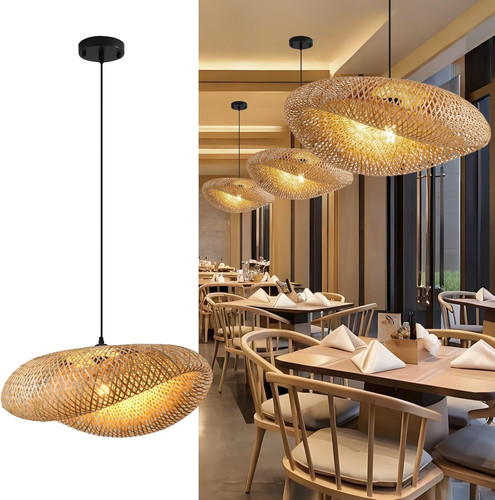 Lampadario sospensione rattan - lampadario,
