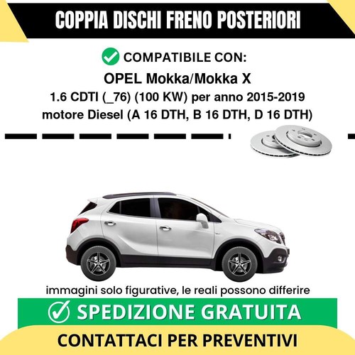 Coppia dischi freno posteriori - dischi,