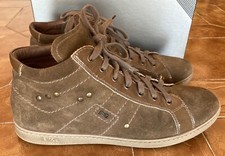 NeroGiardini Scarpa Sneakers Donna Pelle Verde Grigio 100% Made in Italy Tg. 40