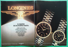 LONGINES CONQUEST V.H.P.  QUARTZ OROLOGIO Pubblicità 1986 originale  2 Pagina