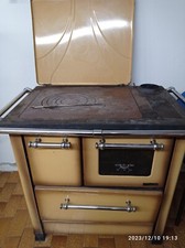 stufa a legna con forno usata