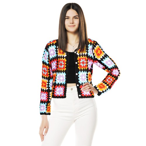Cardigan all uncinetto - cardigan, all'uncinetto